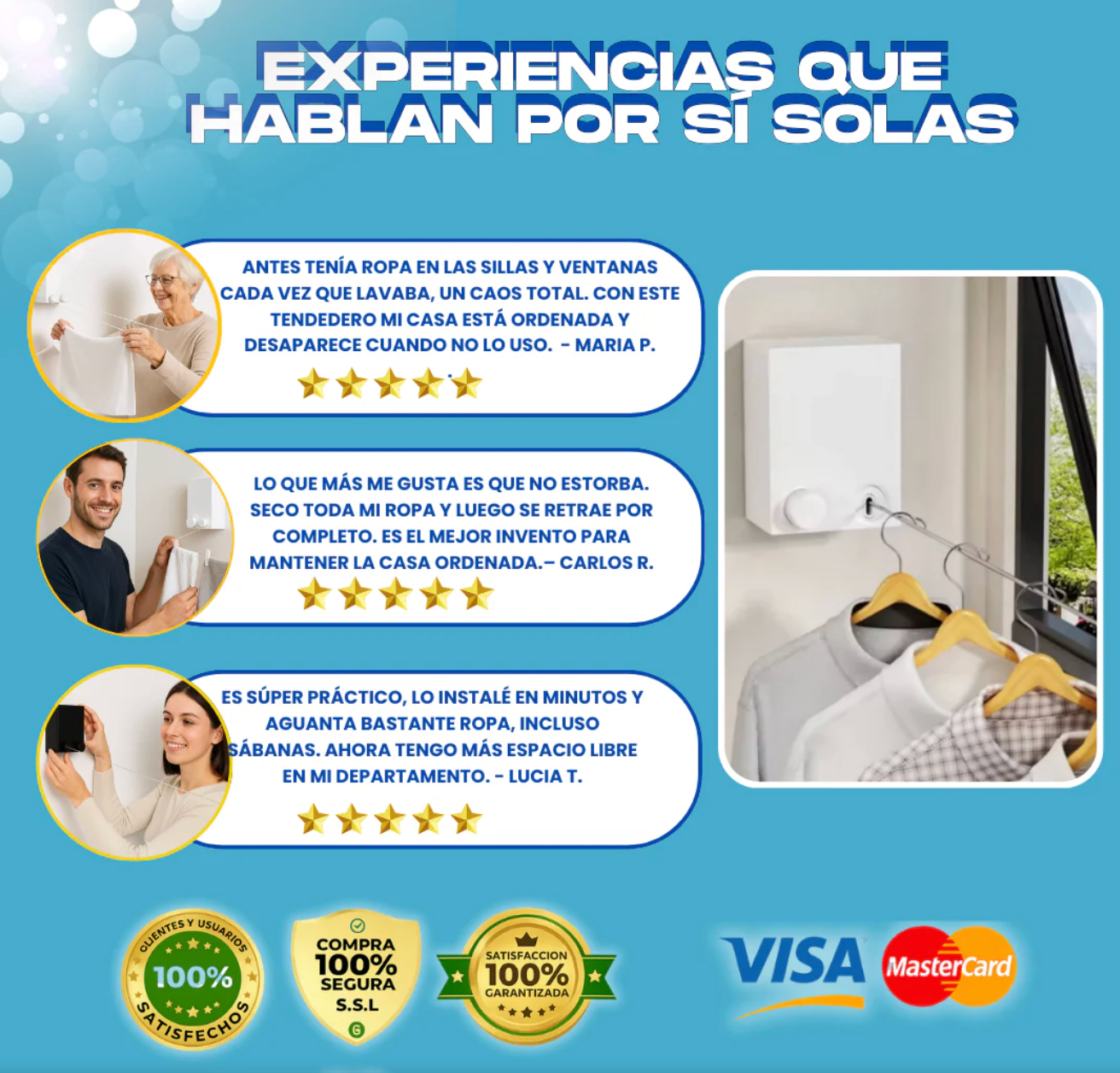 TENDEDERO RETRACTIL 4 METROS - D001