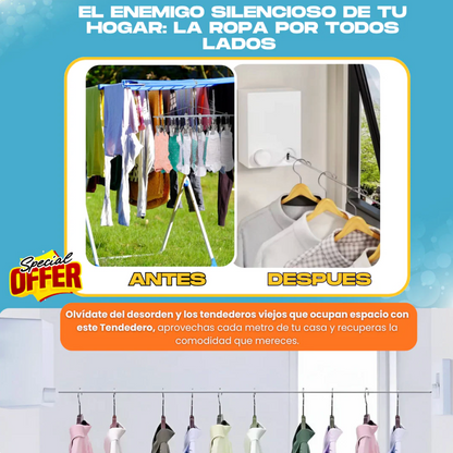 TENDEDERO RETRACTIL 4 METROS - D001