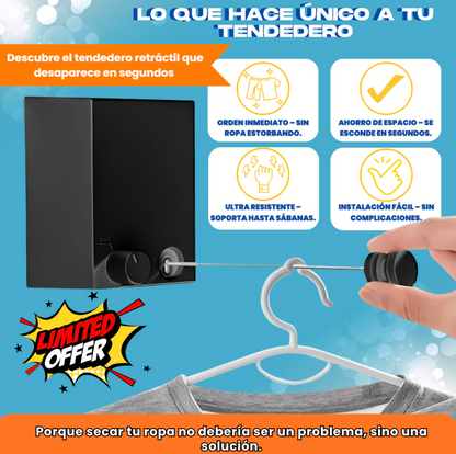 TENDEDERO RETRACTIL 4 METROS - D001