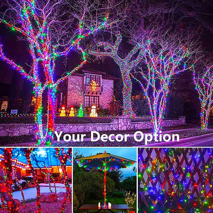 LUCES NAVIDEÑAS SOLARES LED MULTICOLOR (20 mt)