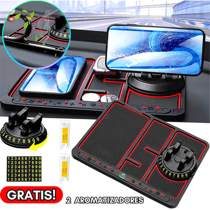 ALFOMBRA ANTIDESLIZANTE GIRATORIA PARA AUTO O CAMIONETA