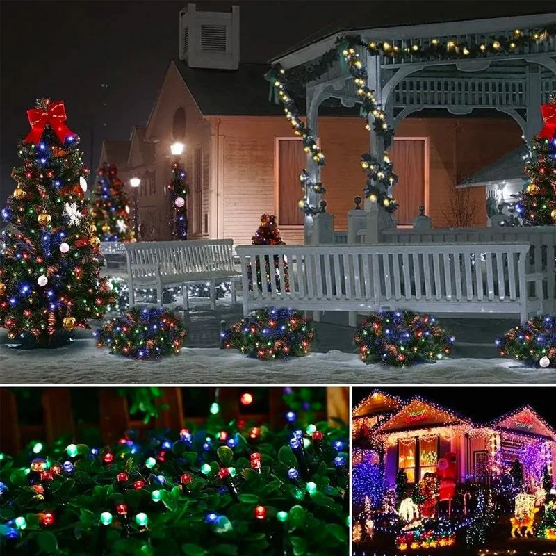 LUCES NAVIDEÑAS SOLARES LED MULTICOLOR (20 mt)